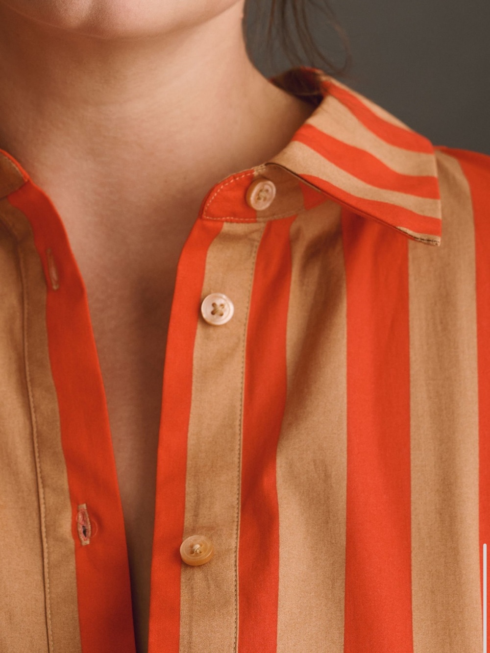 The Bettina Tiered Shirt Dress Maeve by Anthropologie 2X - Picture 12 of 16